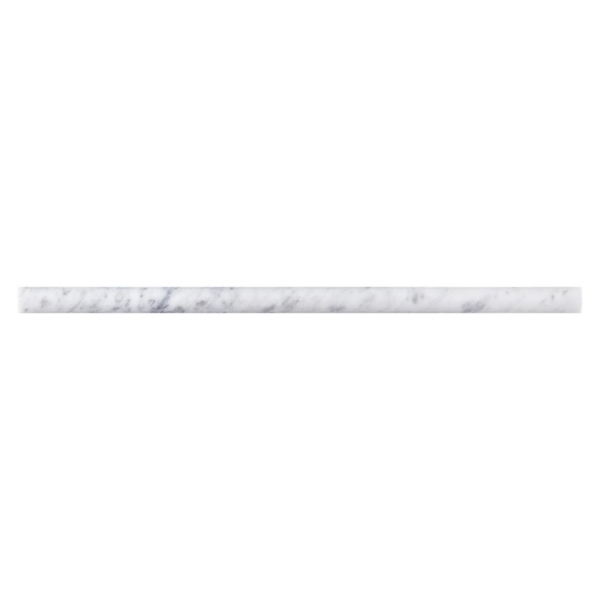 Picture of Elon Tile & Stone - Pencil Moldings Bianco Carrara Petite Pencil Polished