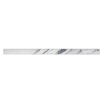 Picture of Elon Tile & Stone - Pencil Moldings Royal White Pencil Honed