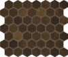 Picture of American Olean - Studio Haven Hexagon Mosaic Espresso