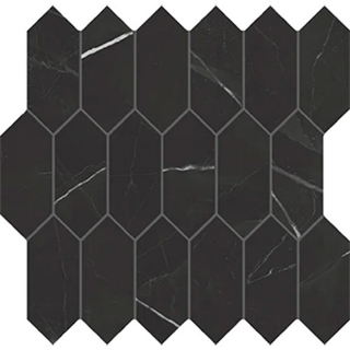 Picture of Atlas Concorde - Beyond Calacatta Picket Mosaic Black