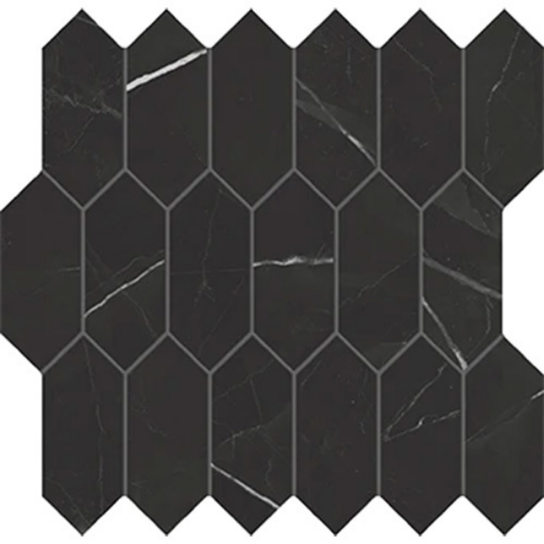 Picture of Atlas Concorde - Beyond Calacatta Picket Mosaic Black