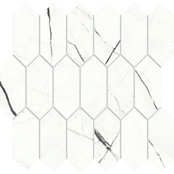 Picture of Atlas Concorde - Beyond Calacatta Picket Mosaic Glam White