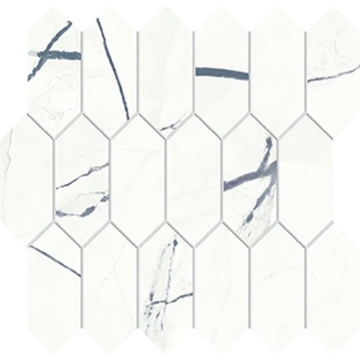 Picture of Atlas Concorde - Beyond Calacatta Picket Mosaic Ocean White