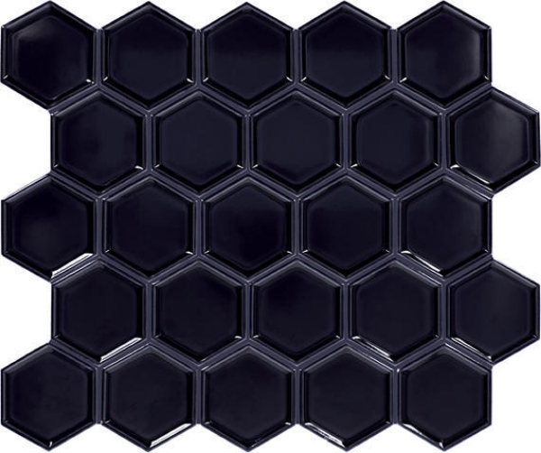 Picture of Daltile - Artefino Jewel Framed Hexagon Obsidian