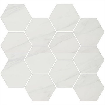 Picture of Ecoceramic - Calacatta Gold Mosaic Hexagon Calacatta Gold