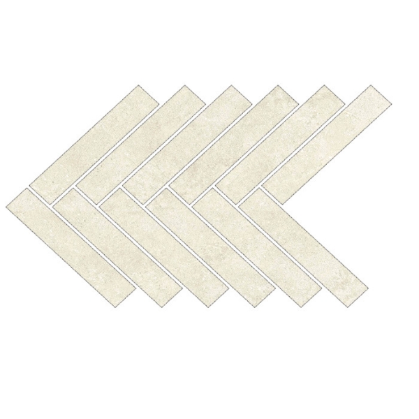 Picture of Ecoceramic - Babilon Mosaic Herringbone Bone