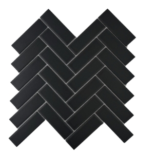 Picture of Adex USA - Rectangle Herringbone Matte Black