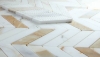 Picture of Elysium - Chevron Mosaic Calacatta Gold Honed