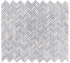 Picture of Elysium - Herringbone Mosaic Italian Blue