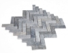 Picture of Elysium - Herringbone Mosaic Italian Grey