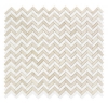 Picture of Elysium - Herringbone Mosaic Marfil