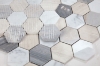 Picture of Elysium - 2 x 2 Hexagon Mosaic Blue