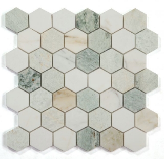 Picture of Elysium - 2 x 2 Hexagon Mosaic Spring
