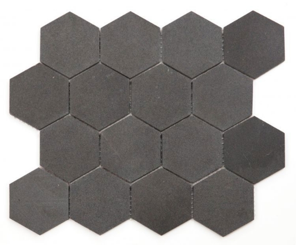 Picture of Elysium - 3 x 3 Hexagon Mosaic Basalt