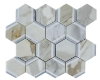 Picture of Elysium - Hexagon Mosaic Royal Calacatta Gold
