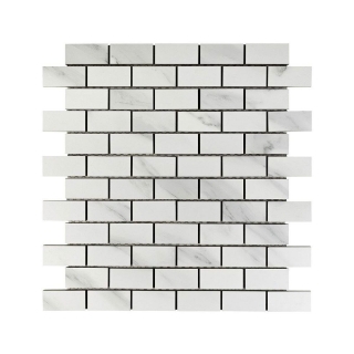 Picture of Anthology Tile - Marbleridge Reserve 1 x 2 Mosaic Carrara Essence