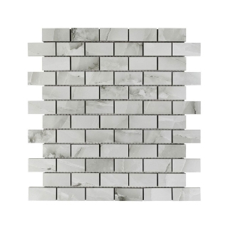 Picture of Anthology Tile - Marbleridge Reserve 1 x 2 Mosaic Dusky Onyx