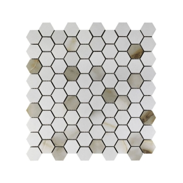 Picture of Anthology Tile - Marbleridge Reserve Hex Mosaic Italia Oro