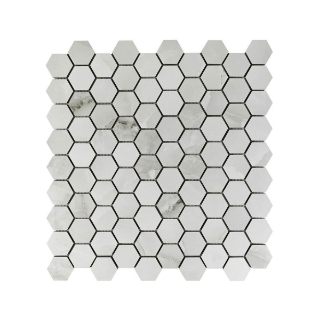 Picture of Anthology Tile - Marbleridge Reserve Hex Mosaic Dusky Onyx