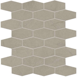 Picture of Marazzi - Classentino Marble Linear Hexagon Mosaic Coliseum Gray V2