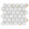 Picture of Elysium - Hulu Hexagon Mosaic Calacatta