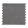 Picture of Elysium - Hulu Penny Round Mosaic Dark Grey Matte