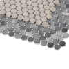 Picture of Elysium - Hulu Penny Round Mosaic Fancy Grey