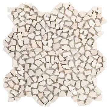 Picture of SOHO Studio Corp - Pebblestone Petite Lovina White