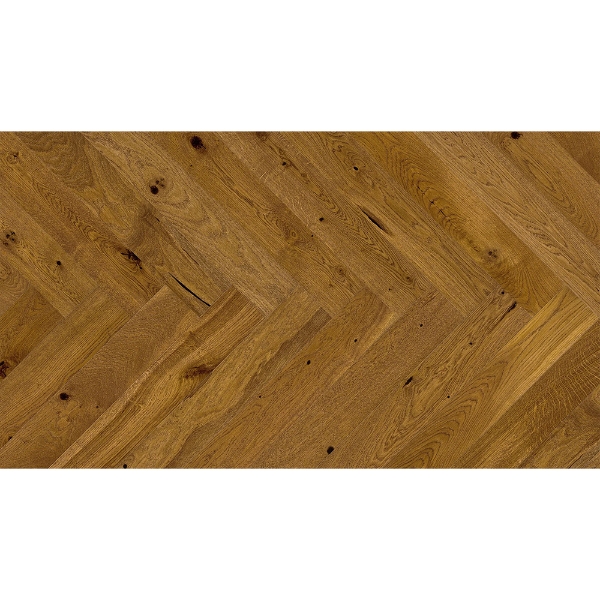Picture of Barlinek - Yes Wood 5 Herringbone Brown Sugar Oak