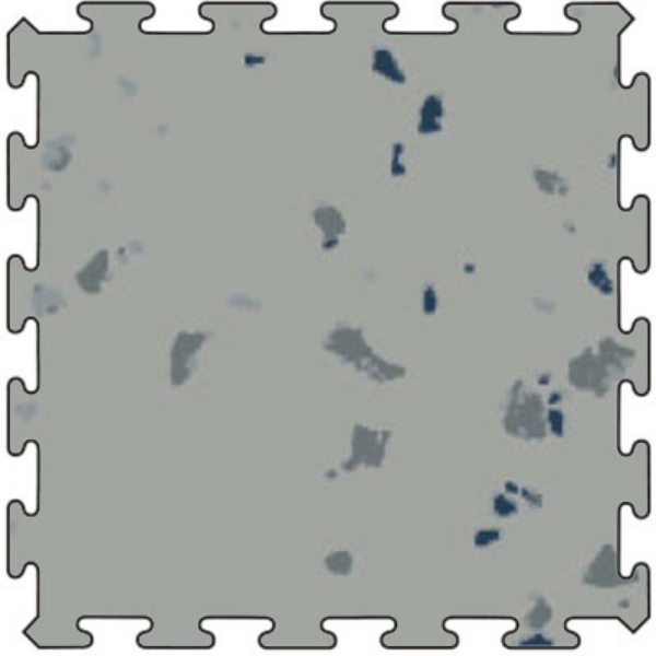 Picture of Flexco - Tuflex Force Interlocking Edge Light Gray w Delft Pansy Medium Gray