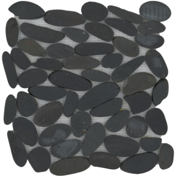 Picture of Emser Tile - Rivera Pebbles Black