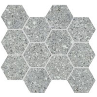 Picture of Emser Tile - Fragmento Hex Mosaic Silver Small Speckle