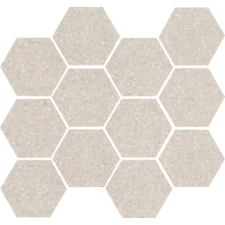 Picture of Emser Tile - Fragmento Hex Mosaic Pearl Small Speckle