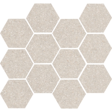 Picture of Emser Tile - Fragmento Hex Mosaic Pearl Small Speckle