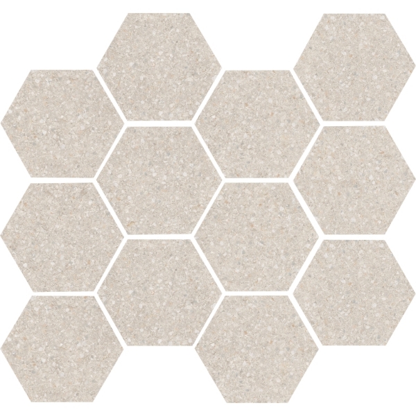 Picture of Emser Tile - Fragmento Hex Mosaic Pearl Small Speckle