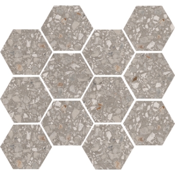 Picture of Emser Tile - Fragmento Hex Mosaic Fawn Large Speckle