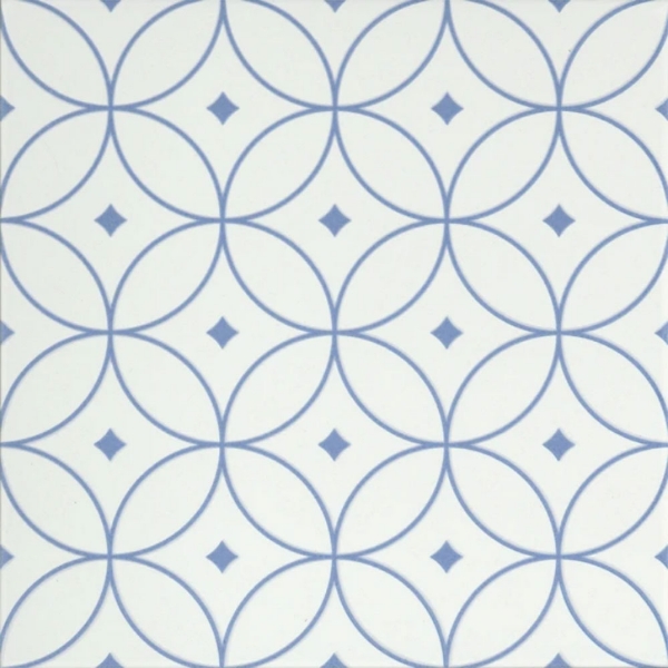Picture of Emser Tile - Geometry Atom Blue