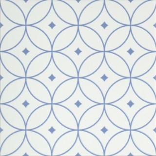 Picture of Emser Tile - Geometry Blue Atom