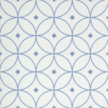 Picture of Emser Tile - Geometry Blue Atom