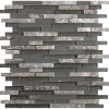 Picture of Emser Tile - Lucente Glass and Stone Linear Mosaic Blend Concordia
