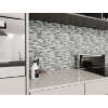 Picture of Emser Tile - Lucente Glass and Stone Linear Mosaic Blend Grazia