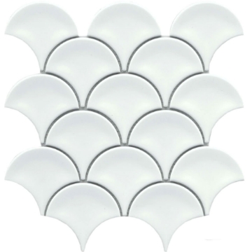 Picture of Emser Tile - Reward Fan Mosaic White