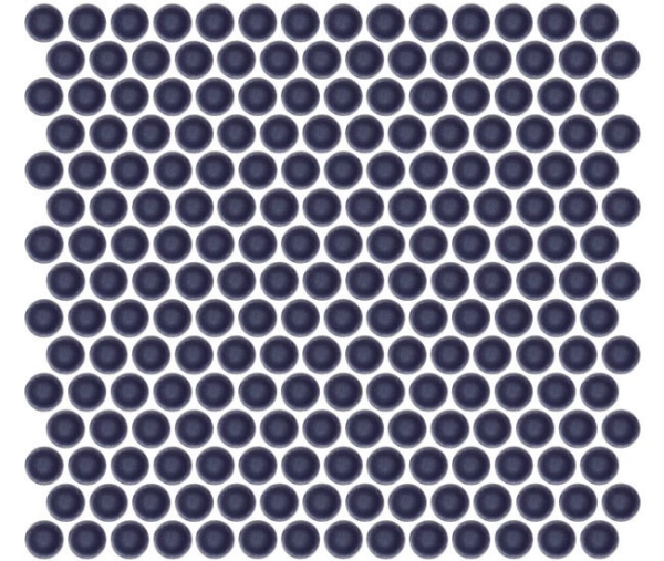 Picture of Emser Tile - Savvy Penny Mosaic Navy