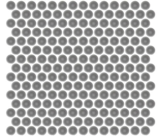 Picture of Emser Tile - Savvy Penny Mosaic Silver