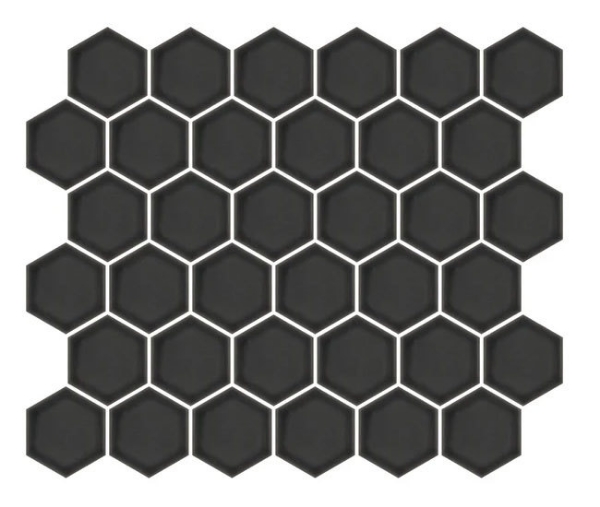 Picture of Emser Tile - Savvy Hexagon Mosaic Pewter