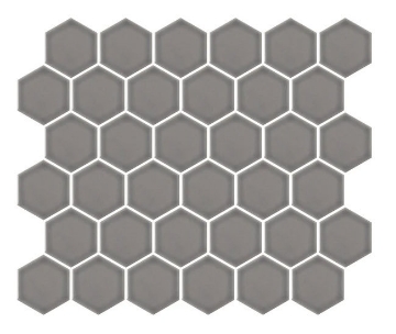 Picture of Emser Tile - Savvy Hexagon Mosaic Silver