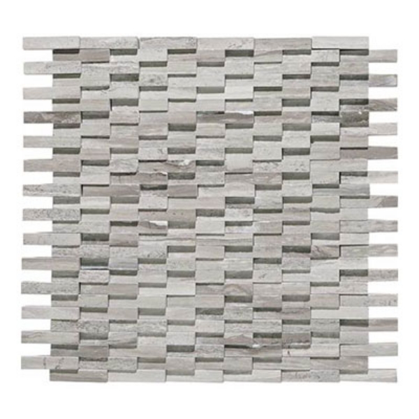 Picture of Daltile - Limestone Mosaics Unique Shapes Chenille White Cladding