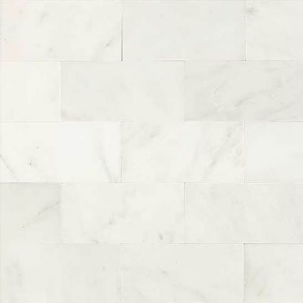 Picture of Daltile - Marble 3 x 6 Honed First Snow Elegance