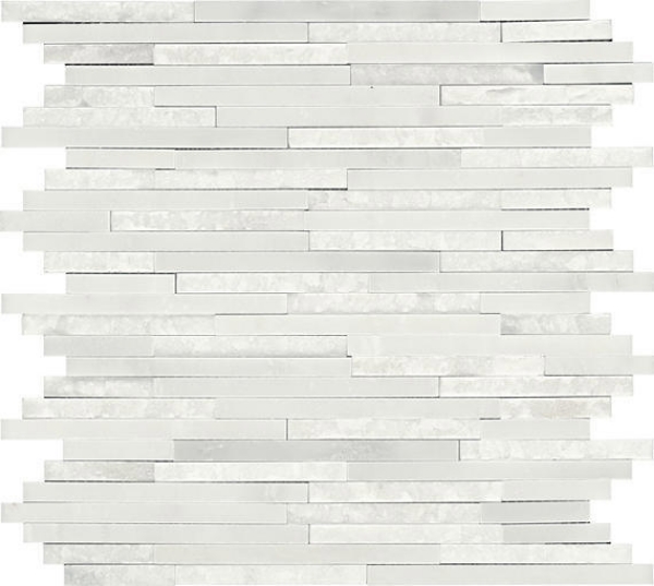 Picture of Daltile - Marble Random Linear Mosaic First Snow Elegance