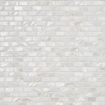 Picture of SOHO Studio Corp - Pearl Mosaic Bricks White Flat Mini Brick